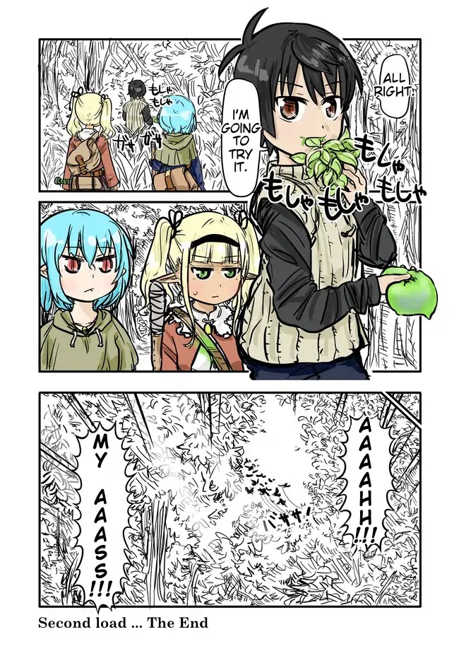 Isekai no Toire de Dai wo suru. Chapter 0.2 page 8 - Chapter 0.2: Oneshot Pt. 2 - Second Load:"Wiping your butt in a fantasy world"