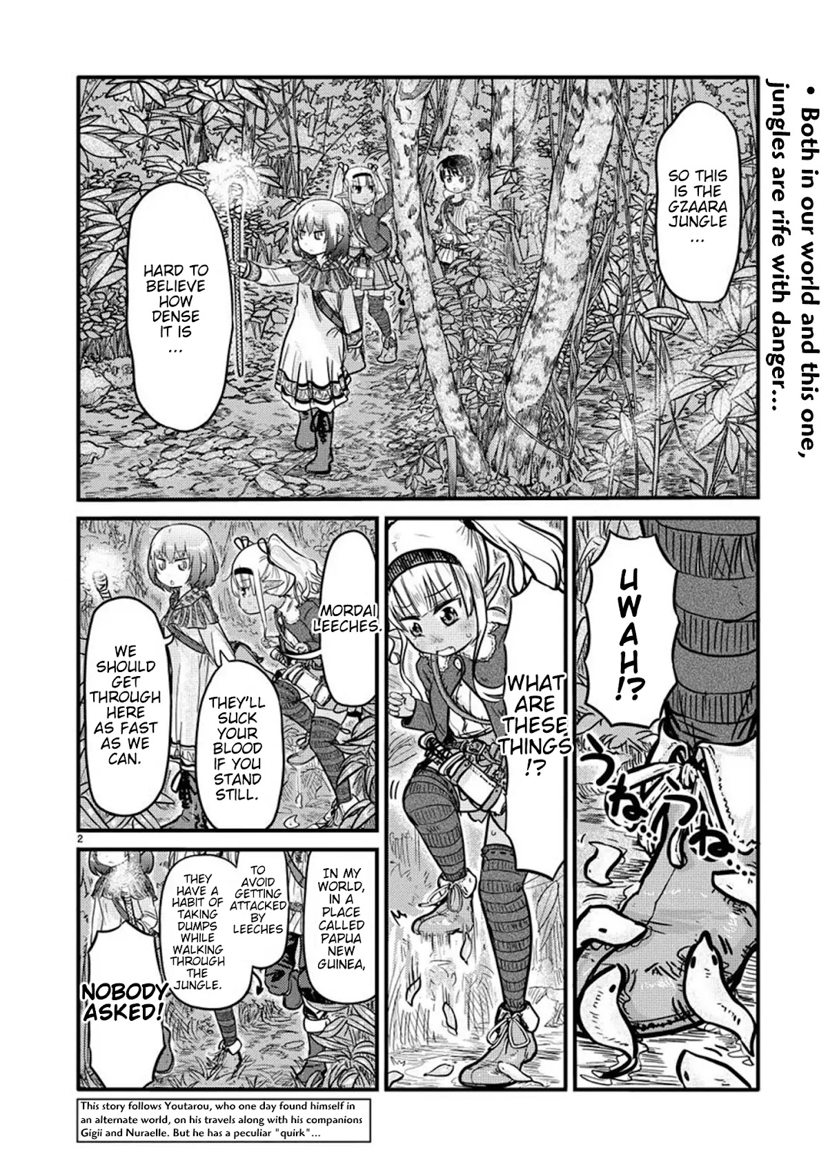 Isekai no Toire de Dai wo suru. Chapter 2 page 2 - Chapter 2: Second Load