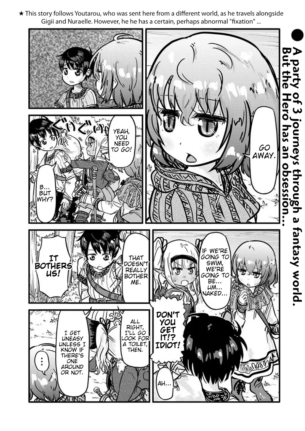 Isekai no Toire de Dai wo suru. Chapter 6 page 2 - Chapter 6: Sixth Load