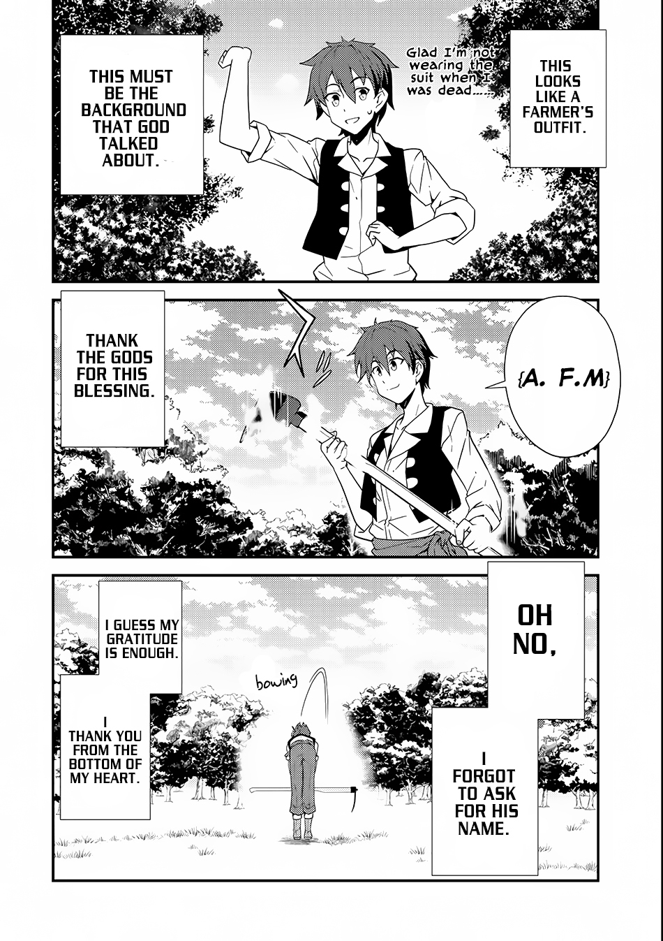 Isekai Nonbiri Nouka Chapter 1 page 20 - Chapter 1: Common World Transition