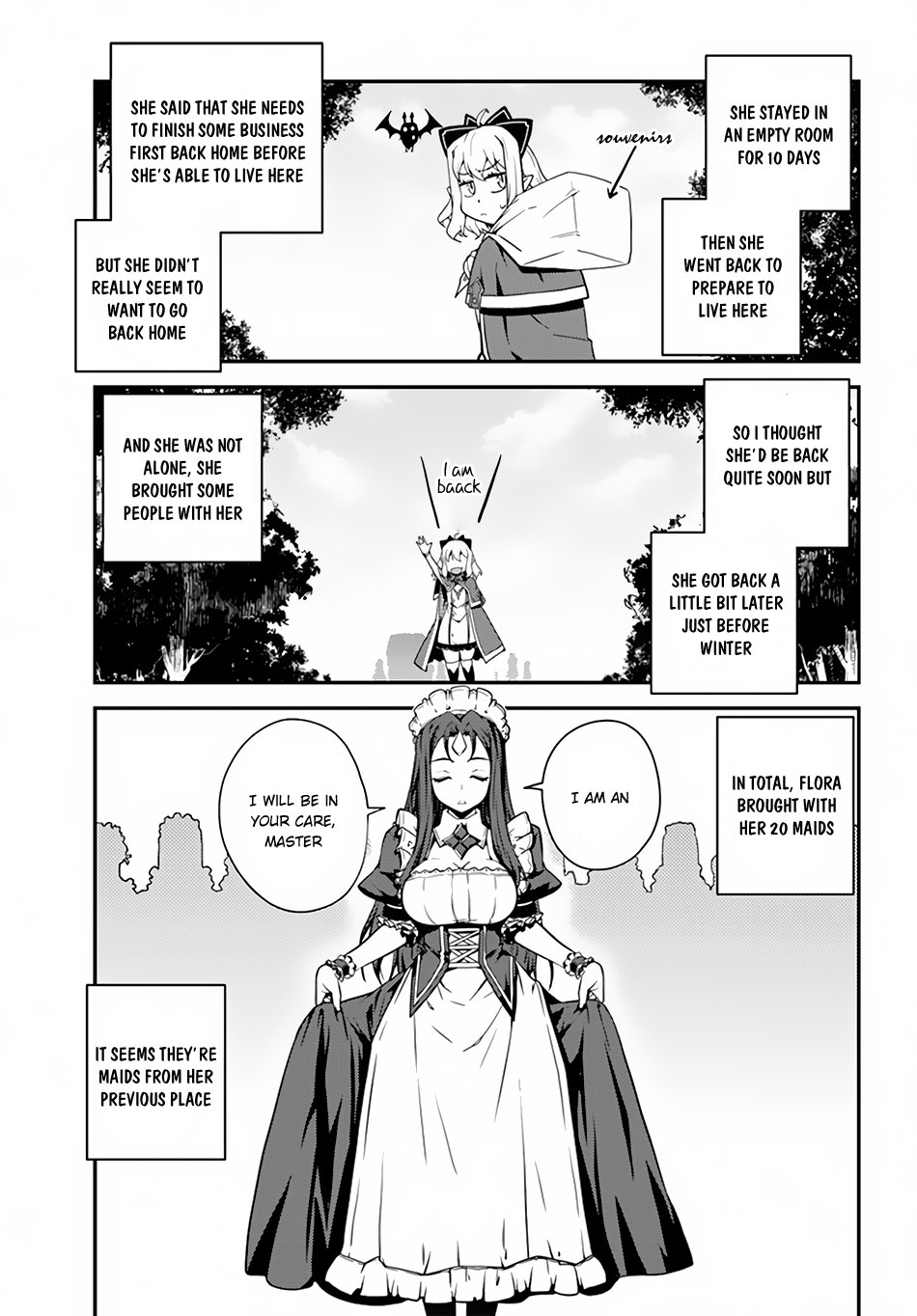Isekai Nonbiri Nouka Chapter 20 page 6 - Chapter 20: Flora, Oni Maids, and Cows