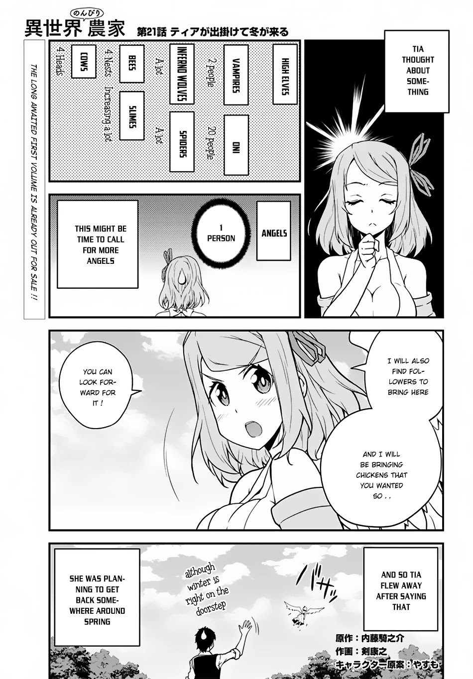 Isekai Nonbiri Nouka Chapter 21 page 2 - Chapter 21: Tia Goes Out, and Winter Comes