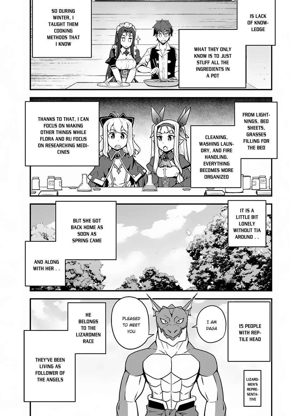 Isekai Nonbiri Nouka Chapter 21 page 4 - Chapter 21: Tia Goes Out, and Winter Comes
