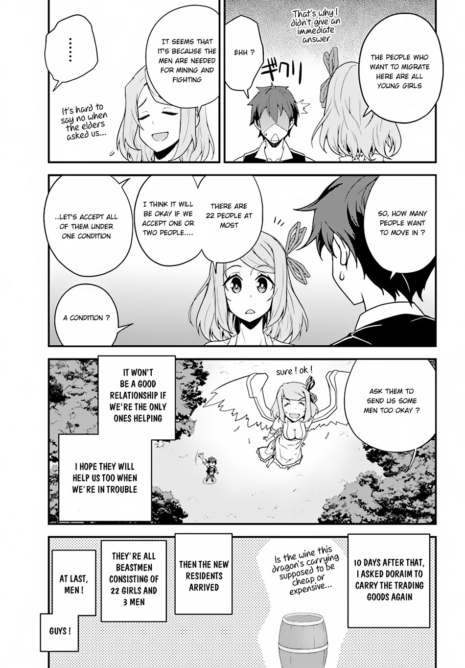 Isekai Nonbiri Nouka Chapter 26 page 4 - Chapter 26: A report together with a feast, and new residents