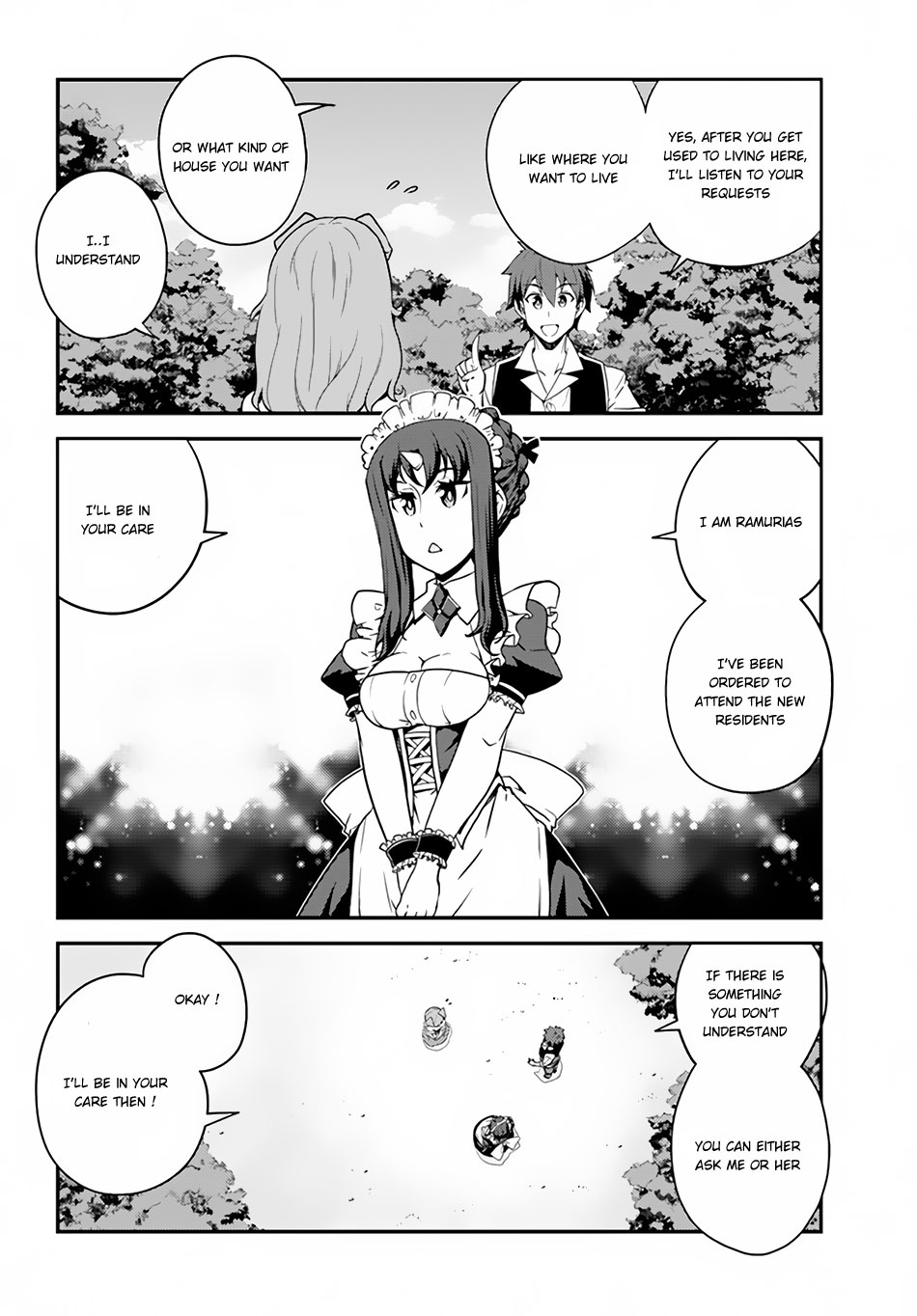 Isekai Nonbiri Nouka Chapter 26 page 7 - Chapter 26: A report together with a feast, and new residents