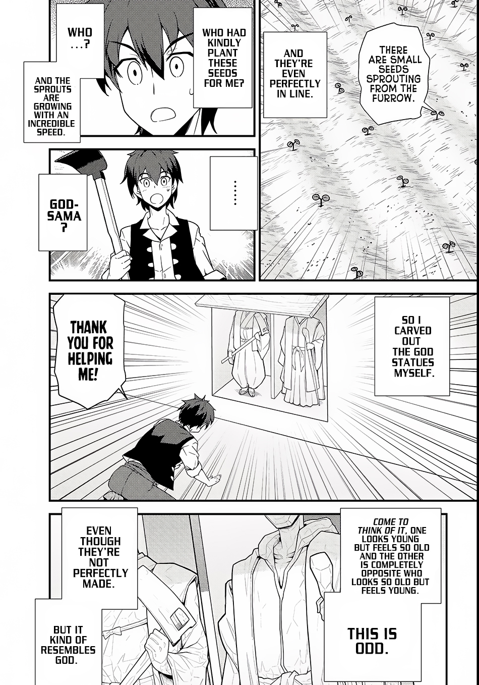 Isekai Nonbiri Nouka Chapter 3 page 6 - Chapter 3: Opportunism and the Encounter