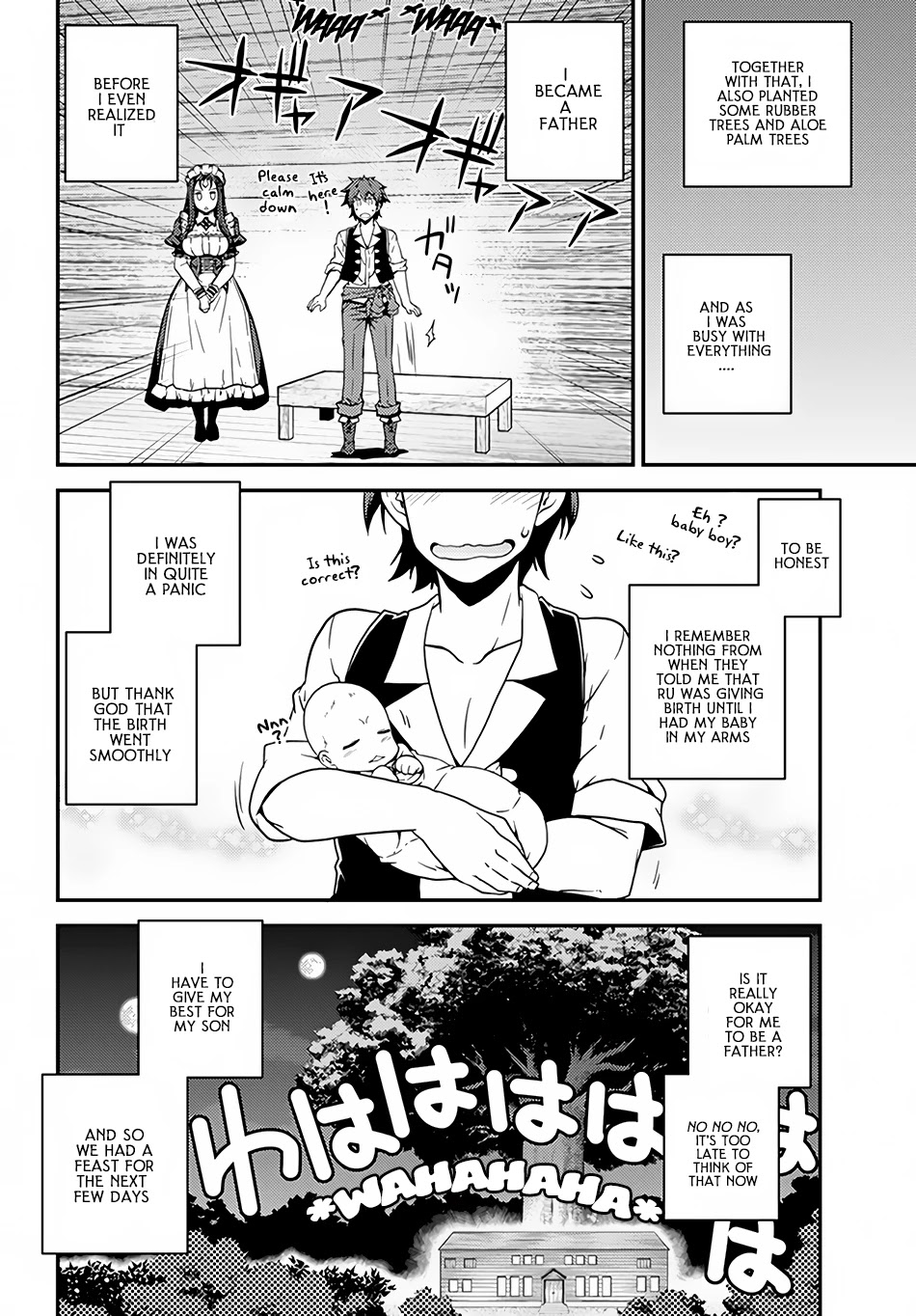 Isekai Nonbiri Nouka Chapter 30 page 7 - Chapter 30: The Birth of My Son and the Visitor Pt.1
