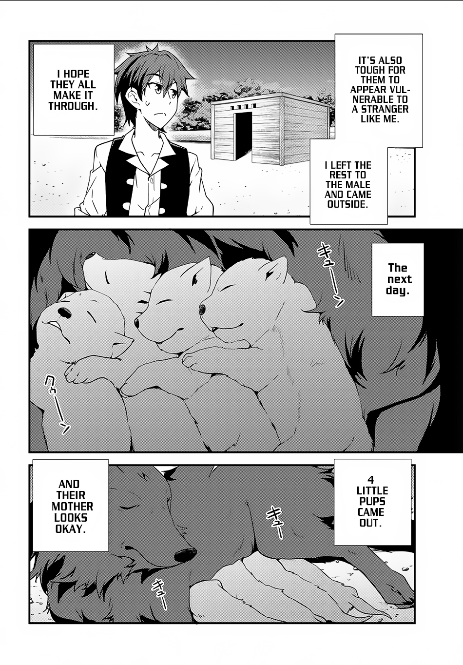 Isekai Nonbiri Nouka Chapter 4 page 7 - Chapter 4: Dogs