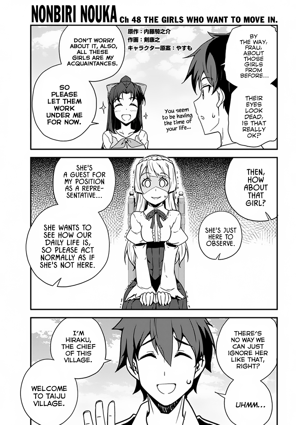 Isekai Nonbiri Nouka Chapter 48 page 2 - Chapter 48: The Girls Who Want to Move In.