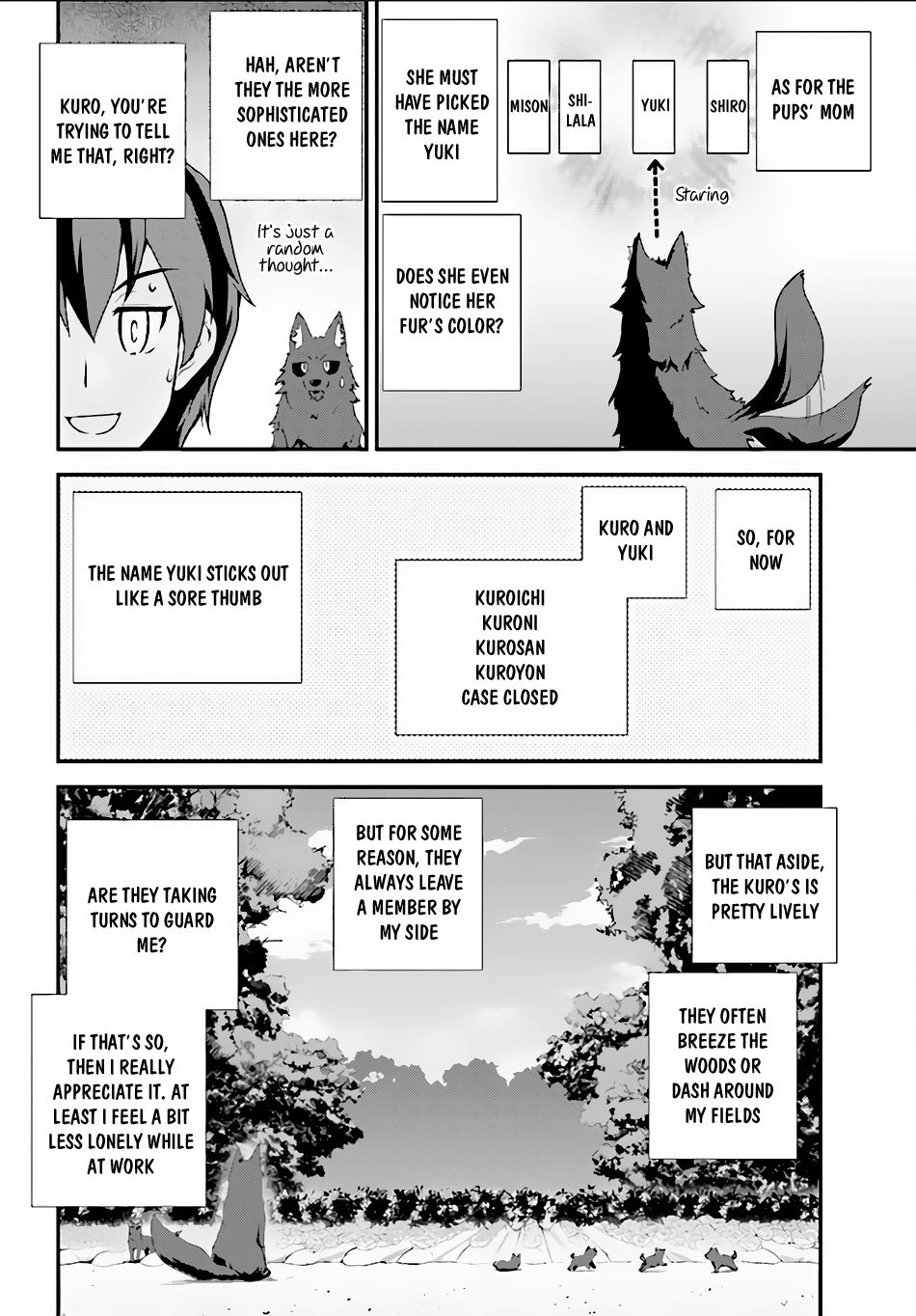 Isekai Nonbiri Nouka Chapter 5 page 3 - Chapter 5: Names of the Dogs