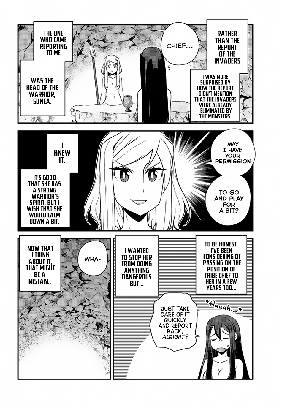 Isekai Nonbiri Nouka Chapter 54 page 3 - Chapter 54: The Battle of the Lamia Tribe.