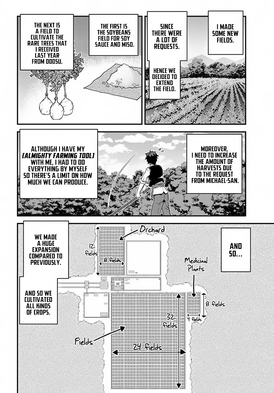 Isekai Nonbiri Nouka Chapter 55 page 3 - Chapter 55: Spring and Reward Medals Pr. 1