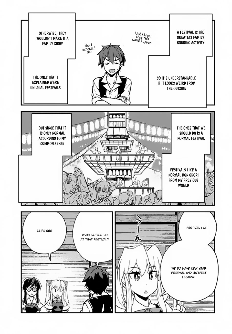 Isekai Nonbiri Nouka Chapter 59 page 4 - Chapter 59: Festival Committee Members and Music Instruments PT1