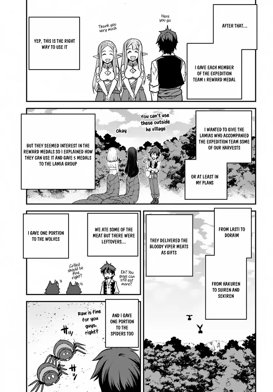 Isekai Nonbiri Nouka Chapter 64 page 8 - Chapter 64: Constructing the new Village and the Return of the Epedition Team