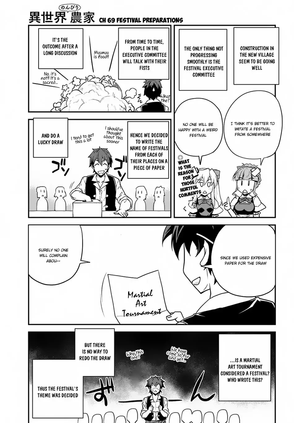 Isekai Nonbiri Nouka Chapter 69 page 2 - Chapter 69: Festival Preparations