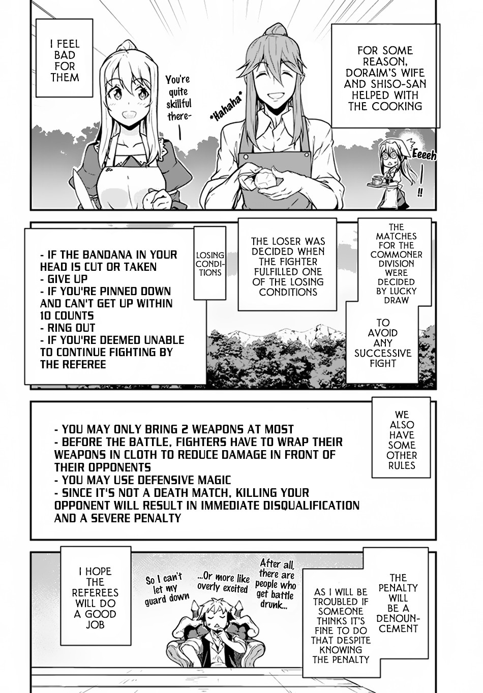 Isekai Nonbiri Nouka Chapter 70 page 5 - Chapter 70: Martial Art Tournament – Commoner Division