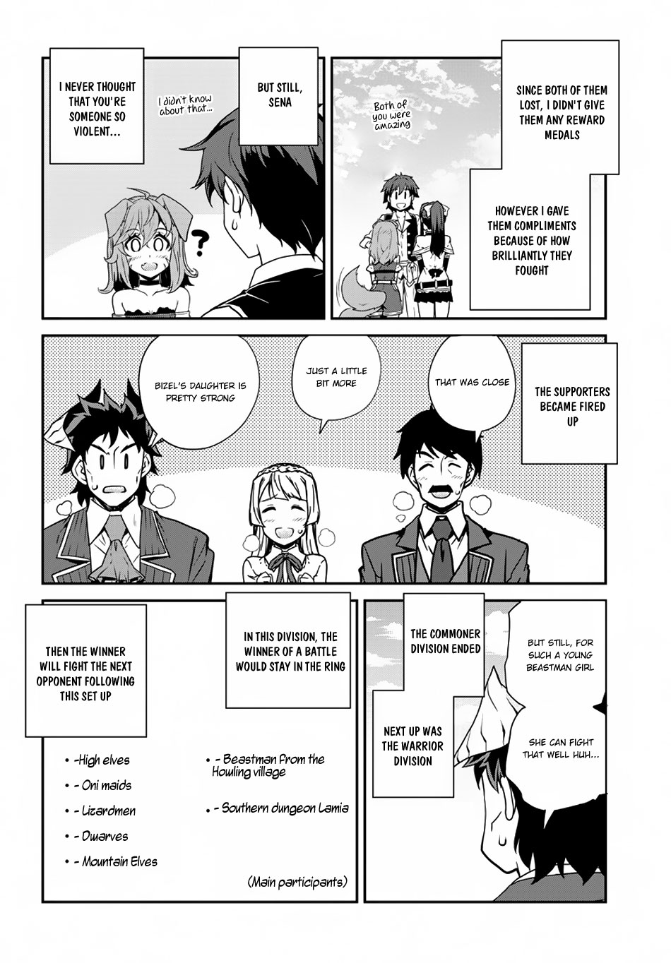 Isekai Nonbiri Nouka Chapter 71 page 3 - Chapter 71: Martial Art Tournament - Warrior Division