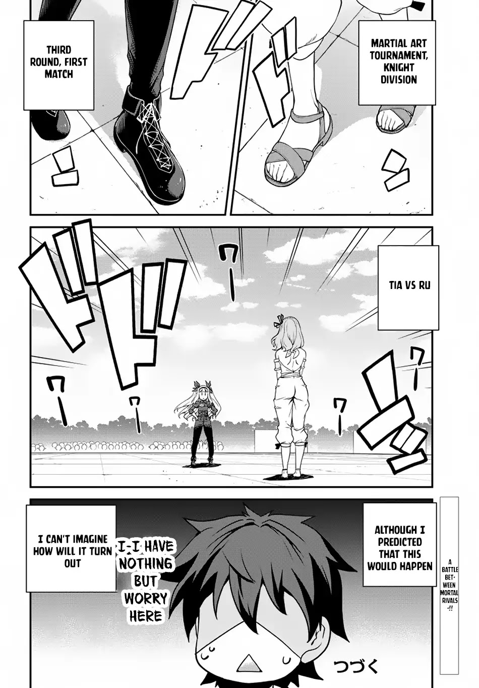 Isekai Nonbiri Nouka Chapter 79 page 7 - Chapter 79: Martial Art Tournament - Knight Division Second Round Part (2)