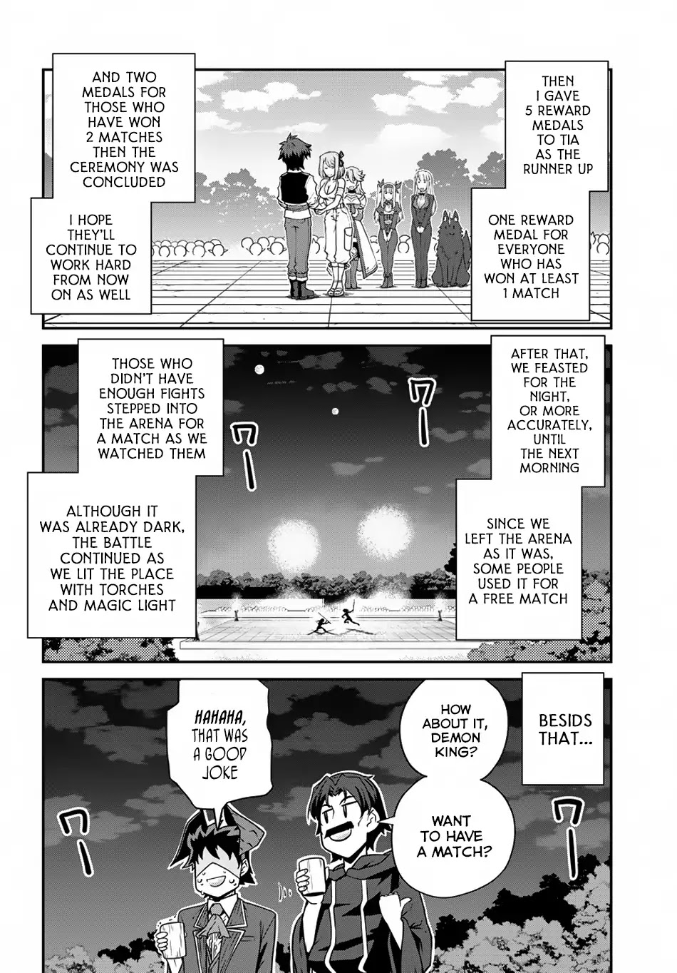 Isekai Nonbiri Nouka Chapter 81 page 3 - Chapter 81: Martial Art Tournament-Knight Division, Third Round (semi-final) and The Finals
