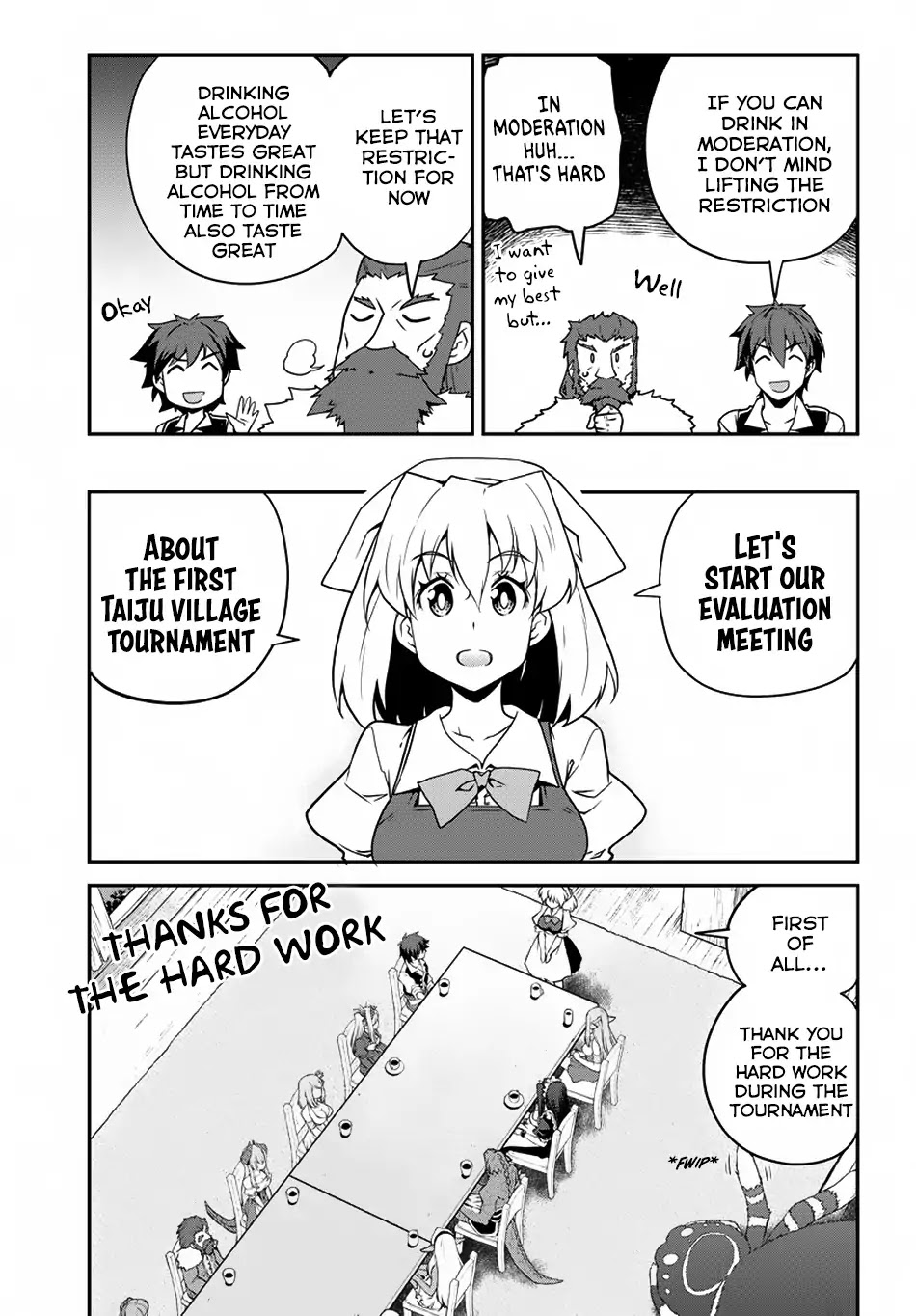 Isekai Nonbiri Nouka Chapter 84 page 4 - Chapter 84: Evaluation Meeting (1)