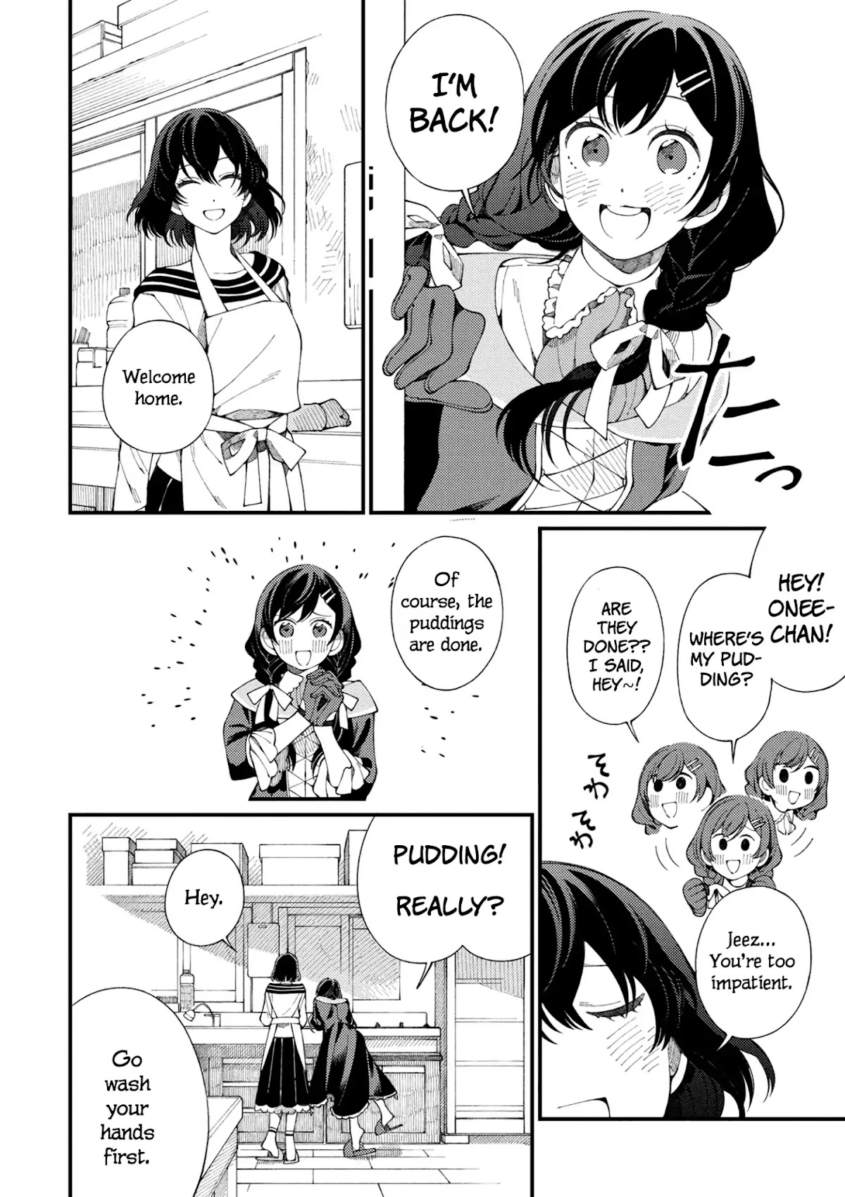 Isekai Omotenashi Gohan Chapter 1.2 page 9 - Chapter 1.2: Onee-chan and Jiggly Pudding Made with Fresh Eggs ②