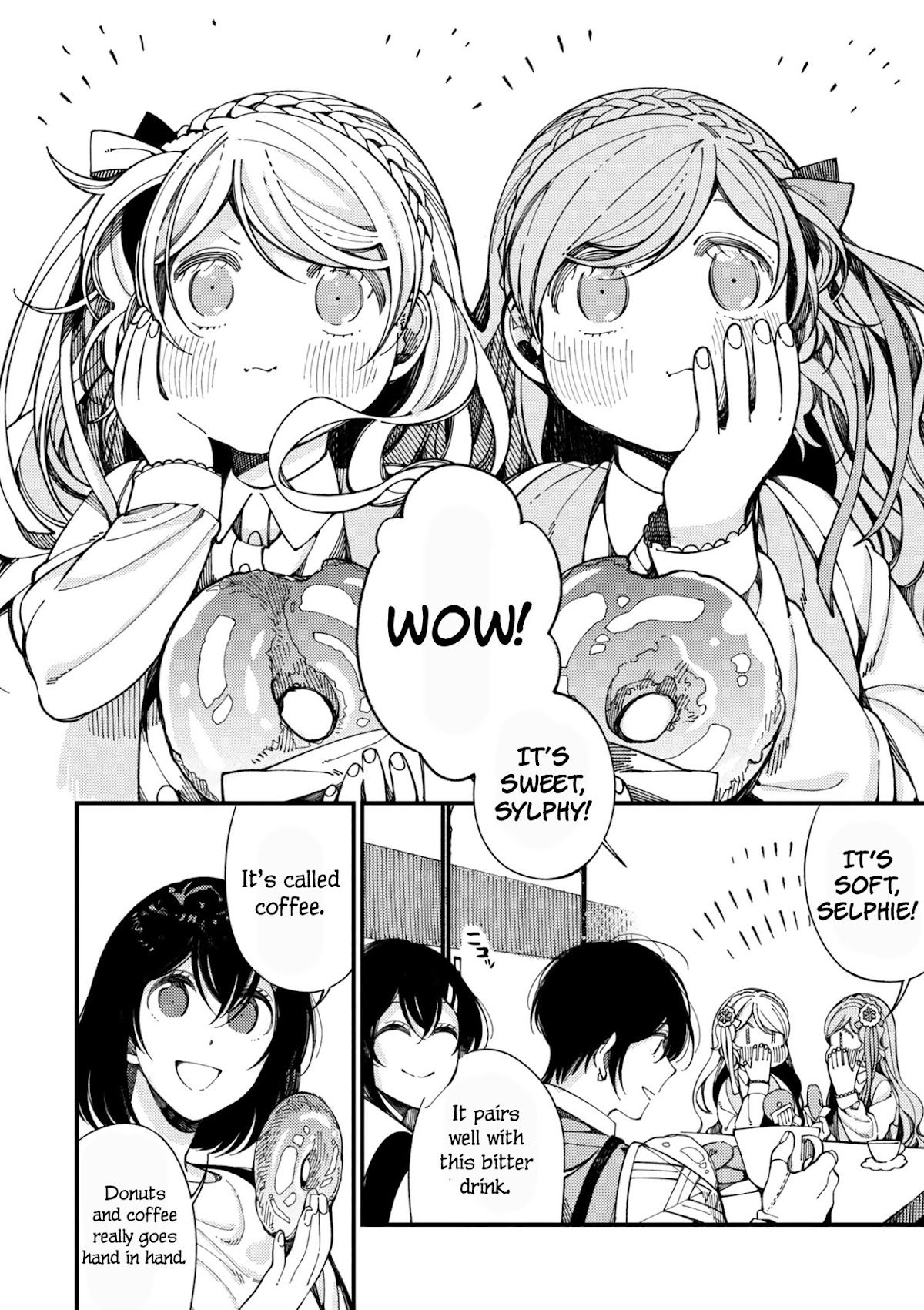 Isekai Omotenashi Gohan Chapter 10.2 page 6 - Chapter 10.2: Twin Princesses and Fluffy Donuts ②