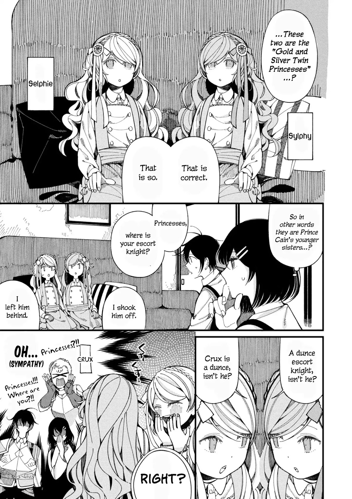 Isekai Omotenashi Gohan Chapter 10 page 7 - Chapter 10: Twin Princesses and Fluffy Donuts ①