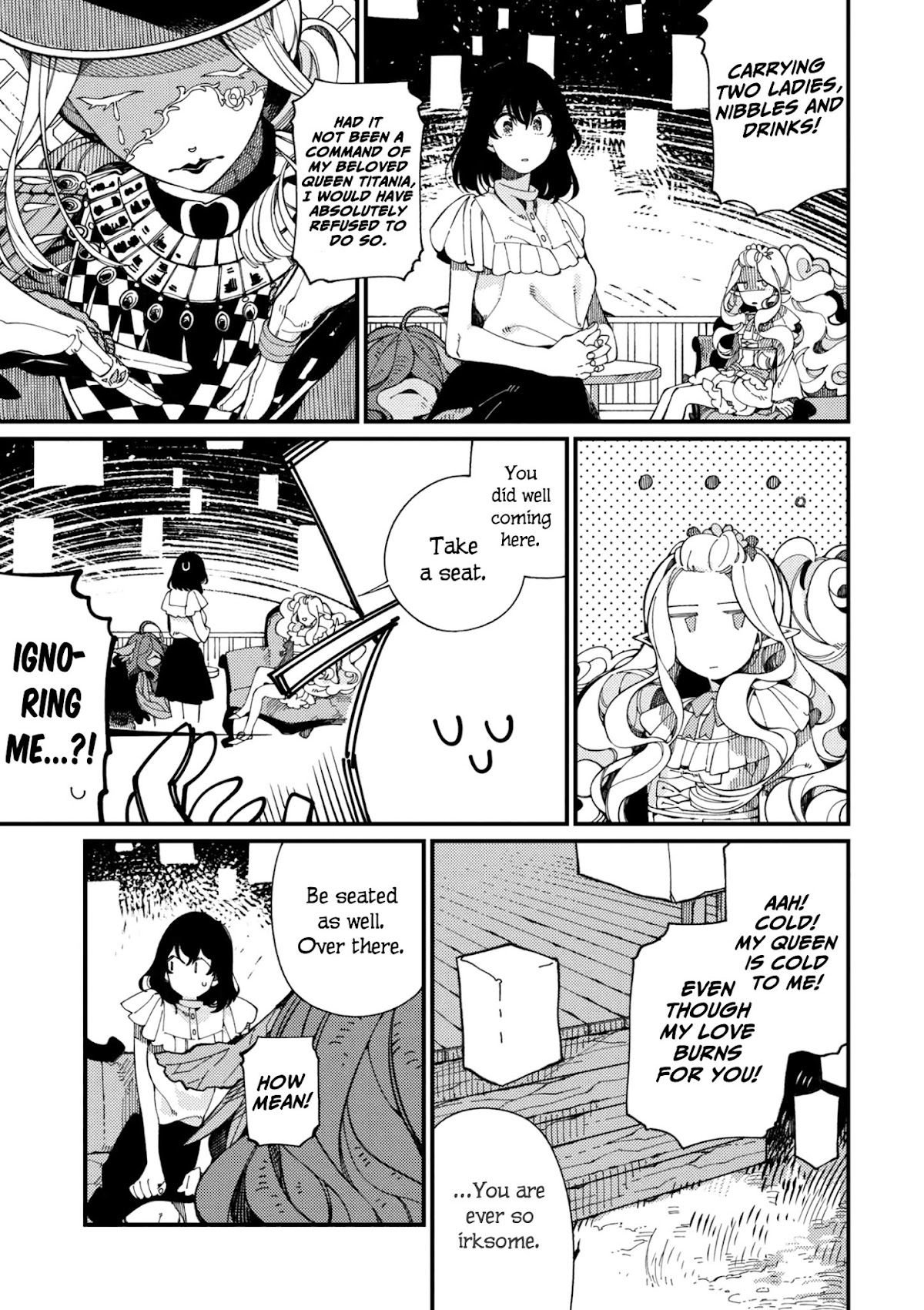 Isekai Omotenashi Gohan Chapter 12.2 page 6 - Chapter 12.2: The Long-Awaited Edamame and the Capricious Queen ②