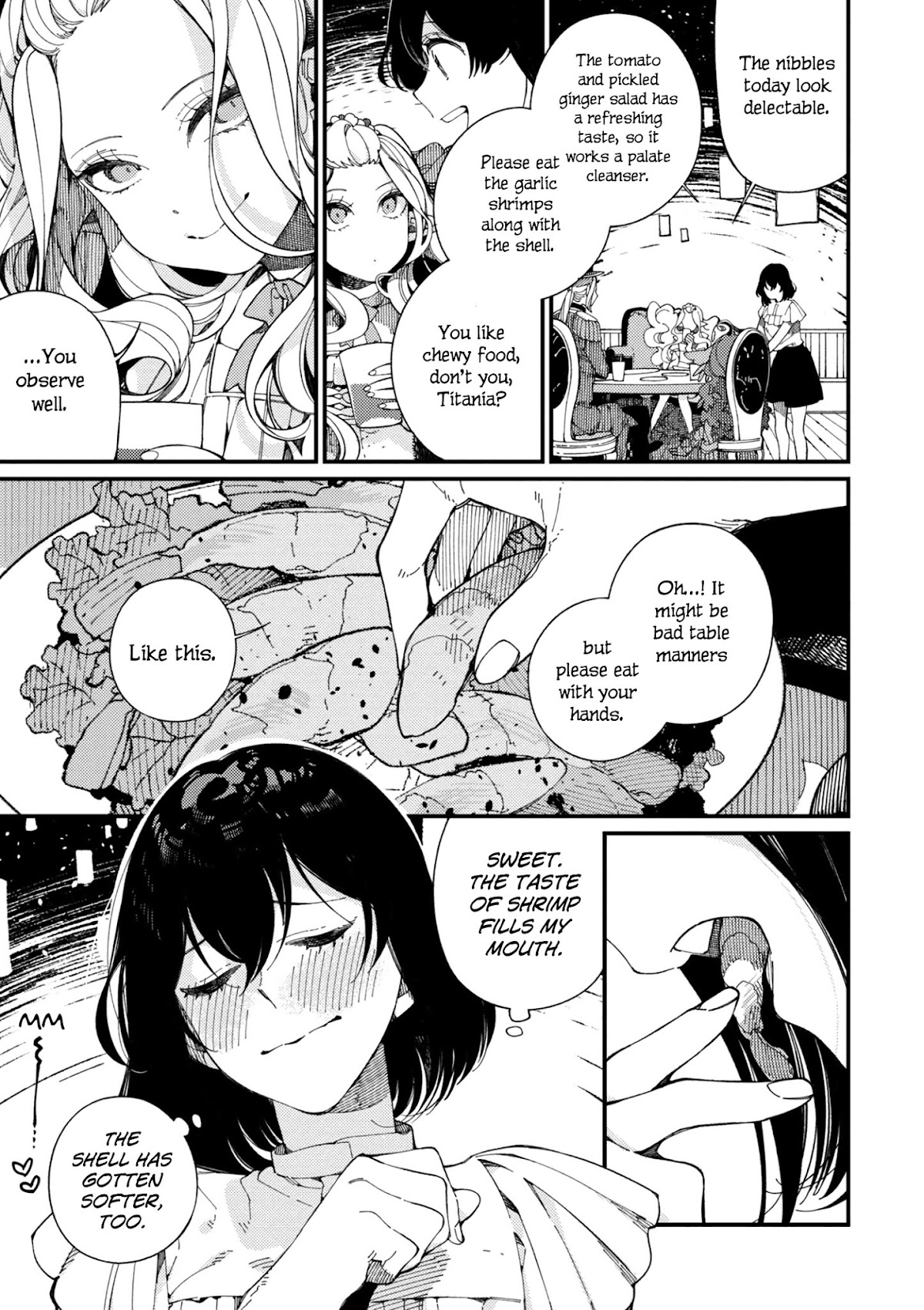Isekai Omotenashi Gohan Chapter 12.2 page 8 - Chapter 12.2: The Long-Awaited Edamame and the Capricious Queen ②