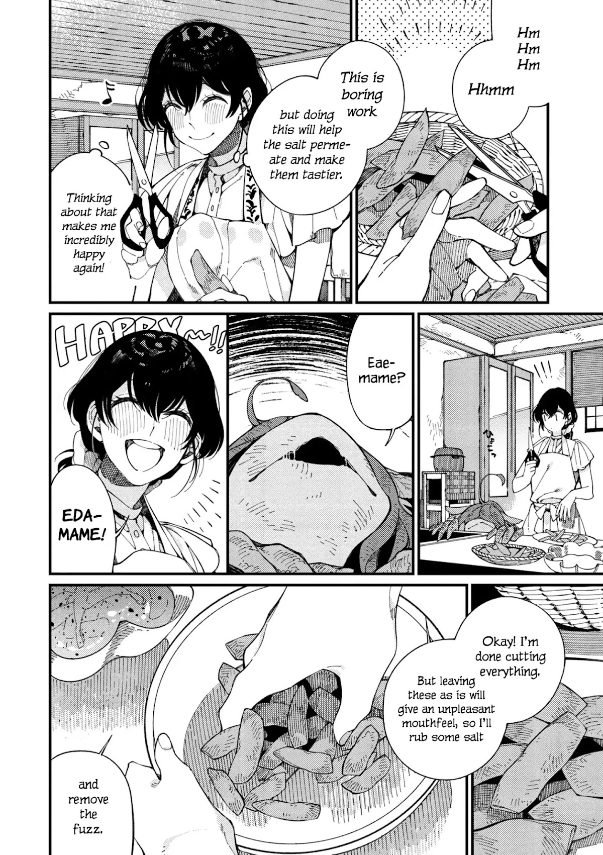Isekai Omotenashi Gohan Chapter 12 page 13 - Chapter 12: The Long-Awaited Edamame and the Capricious Queen ①