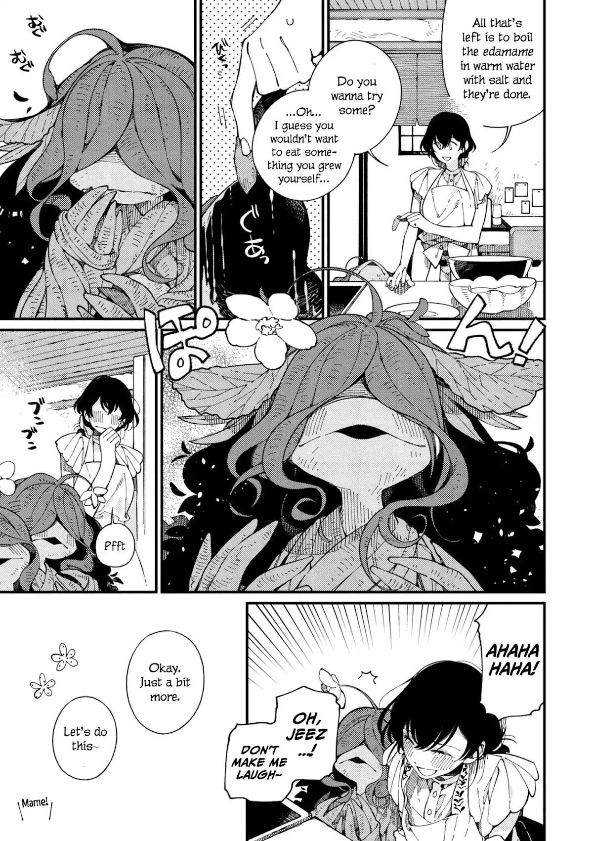 Isekai Omotenashi Gohan Chapter 12 page 14 - Chapter 12: The Long-Awaited Edamame and the Capricious Queen ①