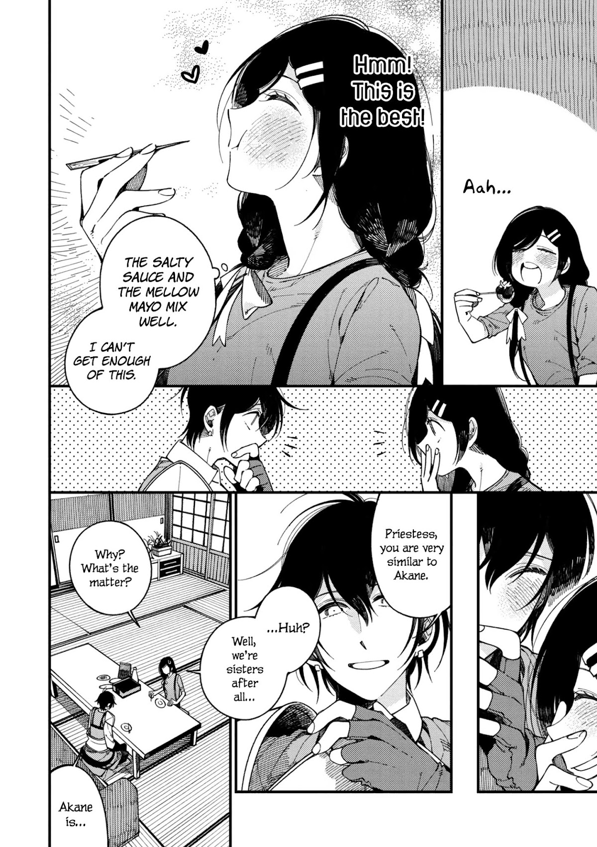 Isekai Omotenashi Gohan Chapter 14 page 17 - Chapter 14 - Younger Sister and Creamy and Fluffy Takoyaki ①