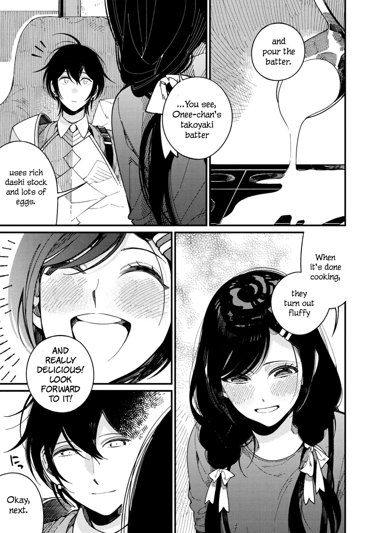 Isekai Omotenashi Gohan Chapter 14 page 8 - Chapter 14 - Younger Sister and Creamy and Fluffy Takoyaki ①