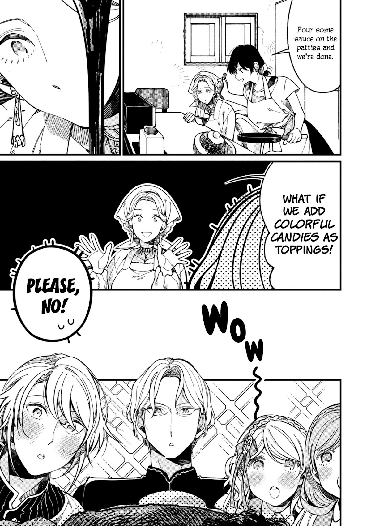 Isekai Omotenashi Gohan Chapter 15.2 page 7 - Chapter 15.2: The Queen and Her First Cooking Experience ②