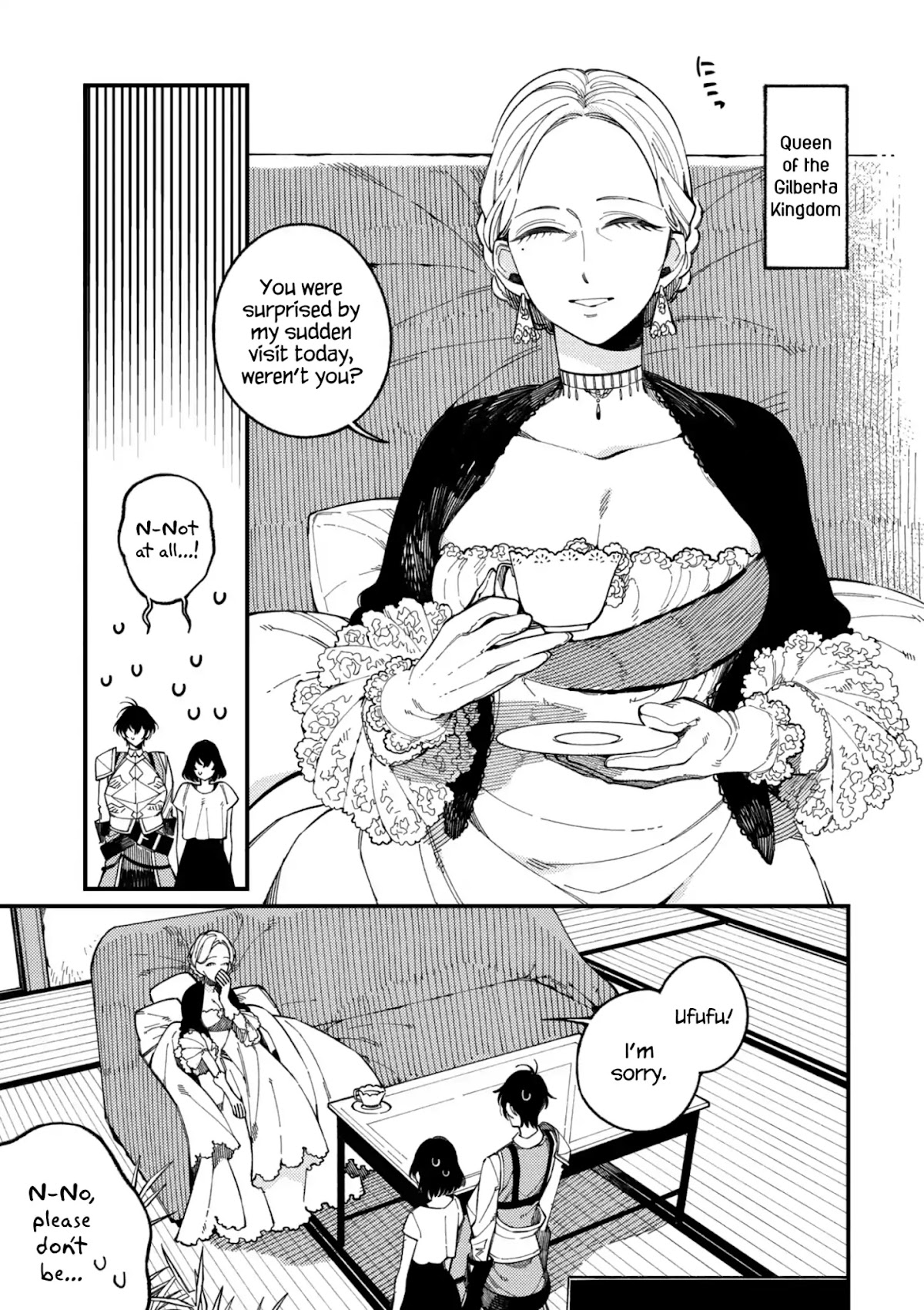 Isekai Omotenashi Gohan Chapter 15 page 4 - Chapter 15: The Queen and Her First Cooking Experience ①