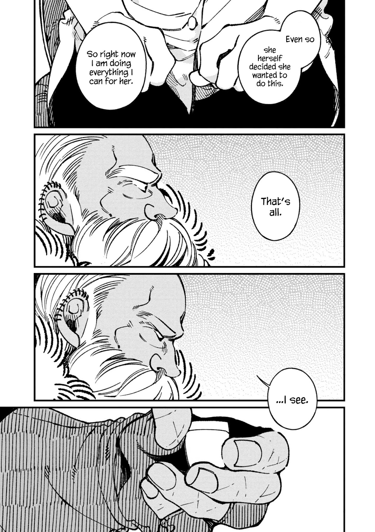 Isekai Omotenashi Gohan Chapter 16.2 page 14 - Chapter 16.2: Squid, Beard and Terra Spirit ②