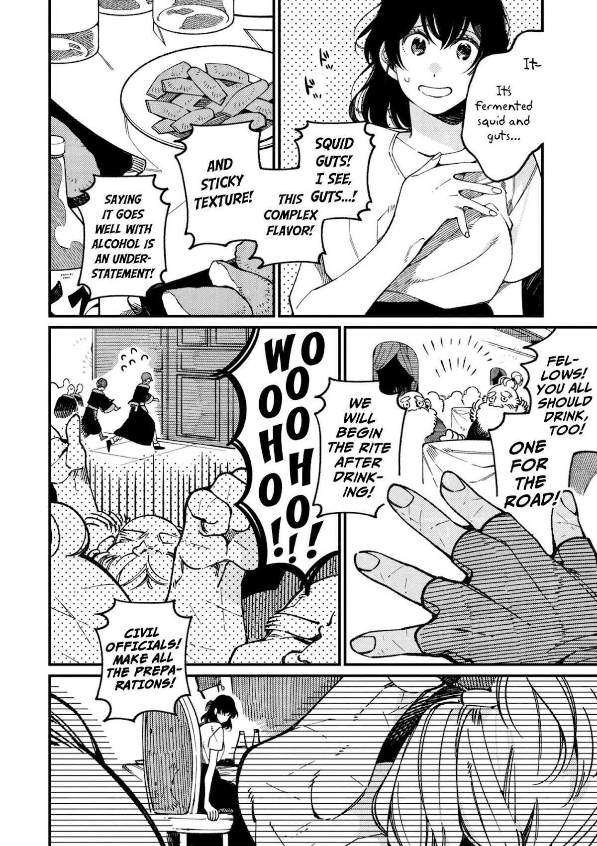 Isekai Omotenashi Gohan Chapter 16.3 page 8 - Chapter 16.3: Squid, Beard and Terra Spirit ③