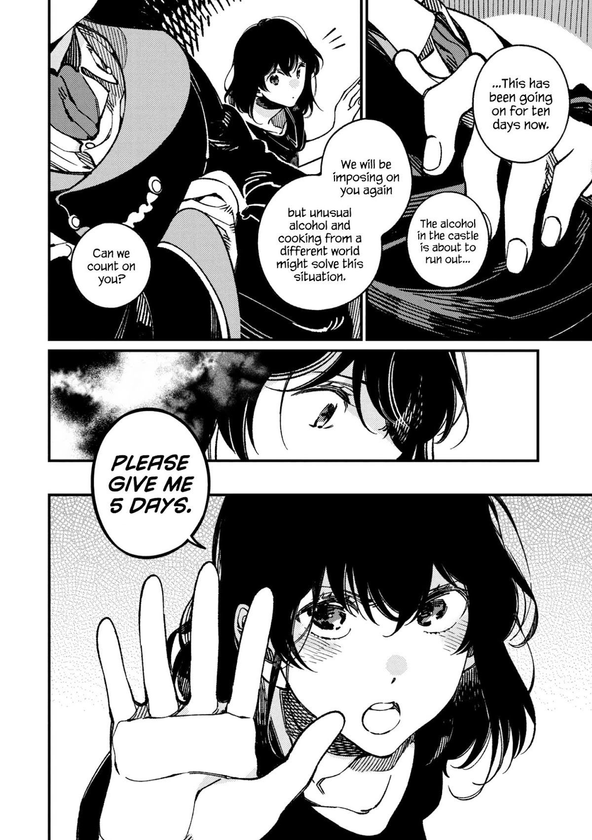 Isekai Omotenashi Gohan Chapter 16 page 12 - Chapter 16: Squid, Beard and Terra Spirit ①