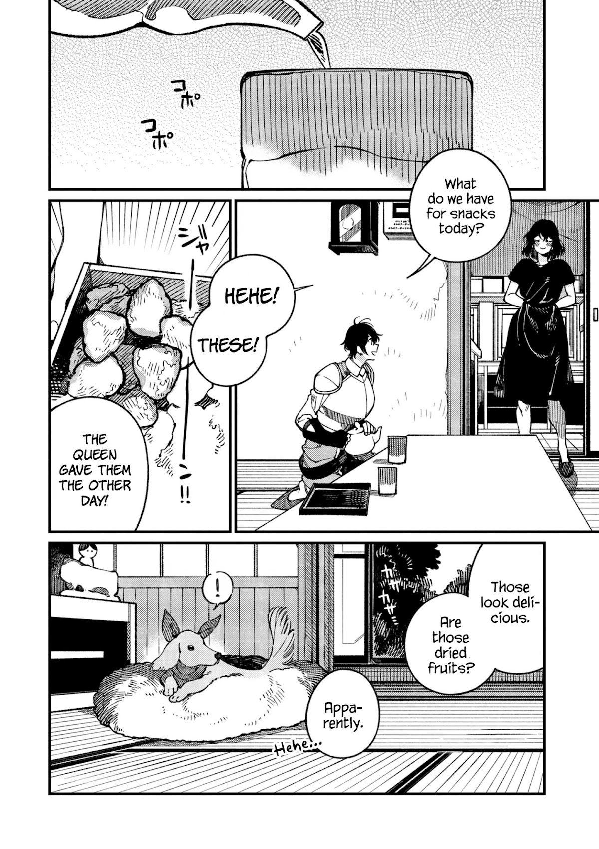 Isekai Omotenashi Gohan Chapter 16 page 6 - Chapter 16: Squid, Beard and Terra Spirit ①