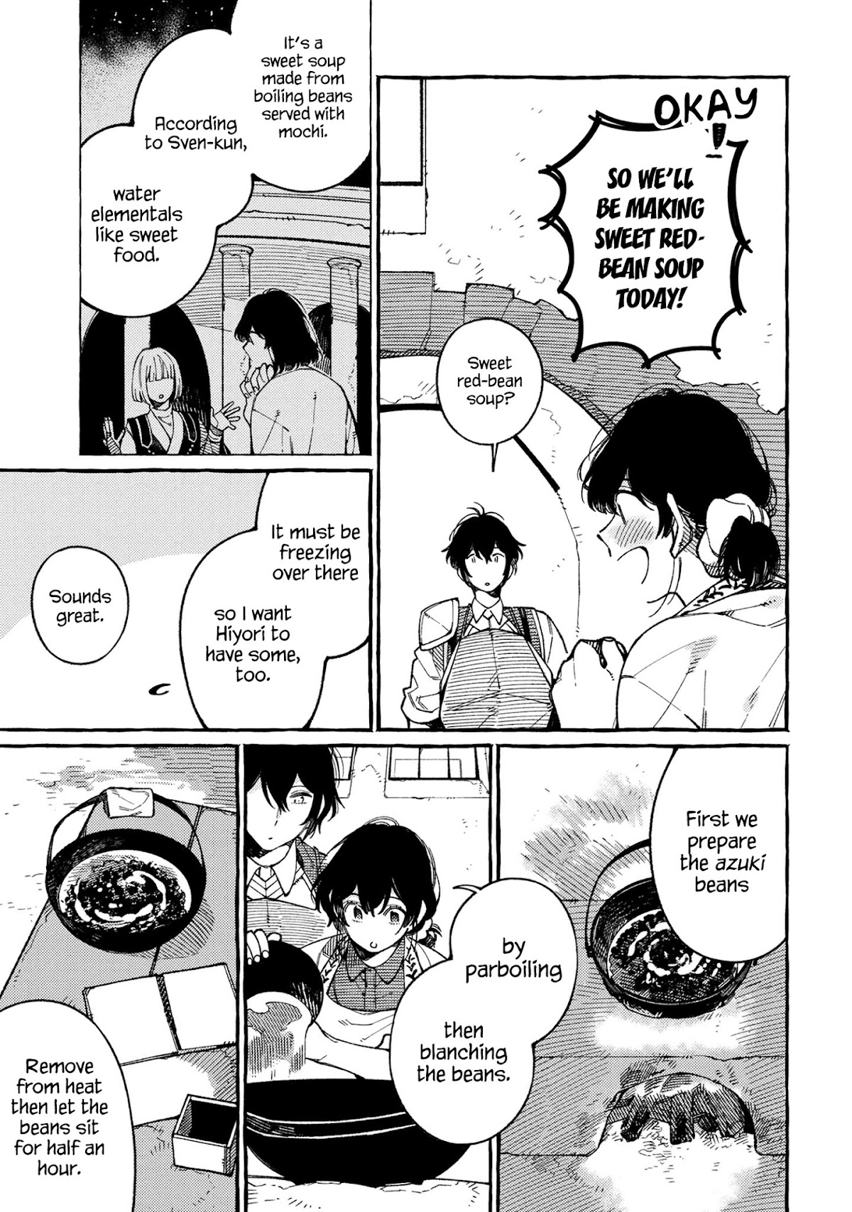 Isekai Omotenashi Gohan Chapter 17.2 page 7 - Chapter 17.2: Water Elementals and Warm Sweets ②