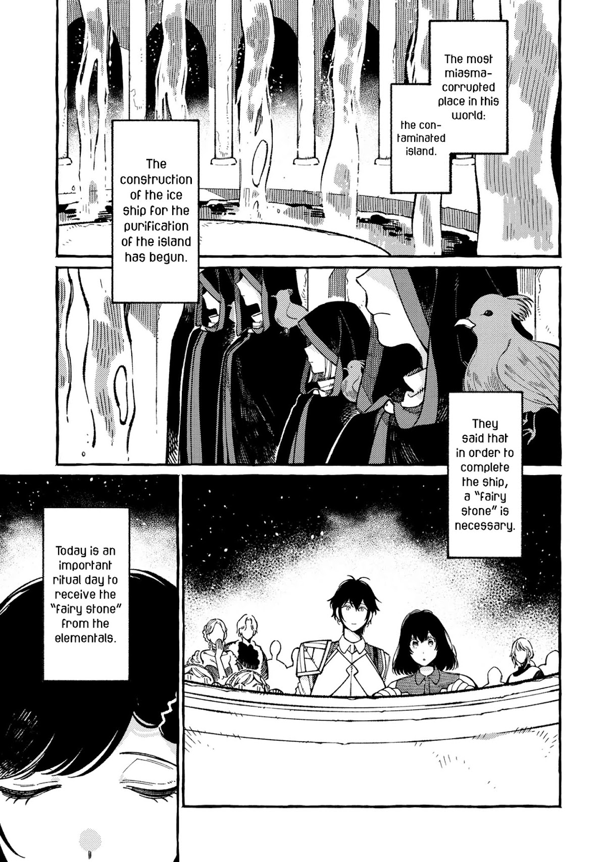 Isekai Omotenashi Gohan Chapter 17 page 2 - Chapter 17: Water Elementals and Warm Sweets ①