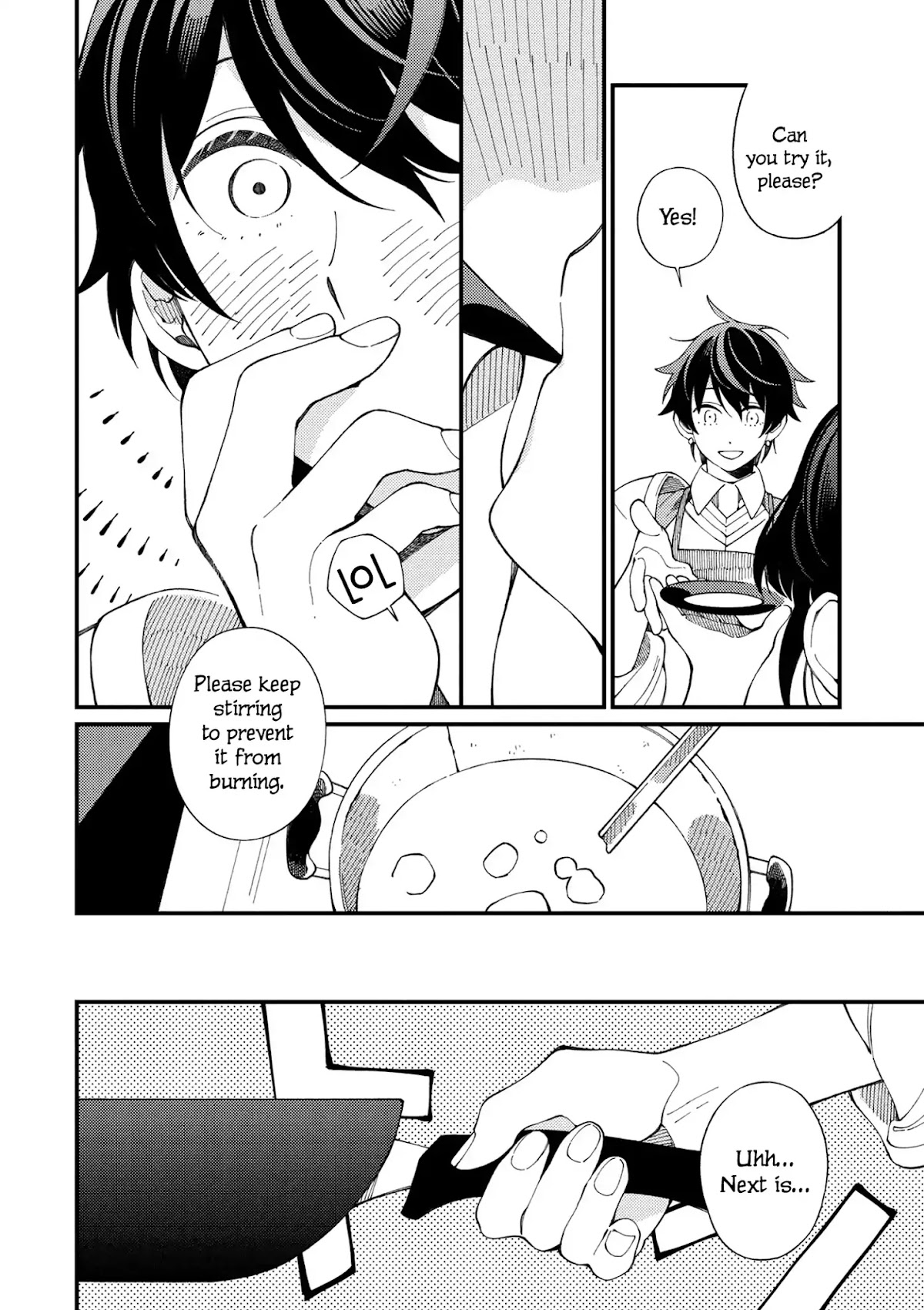 Isekai Omotenashi Gohan Chapter 2.2 page 3 - Chapter 2.2: Golden Omelette Rice and Creamy Corn Soup ②