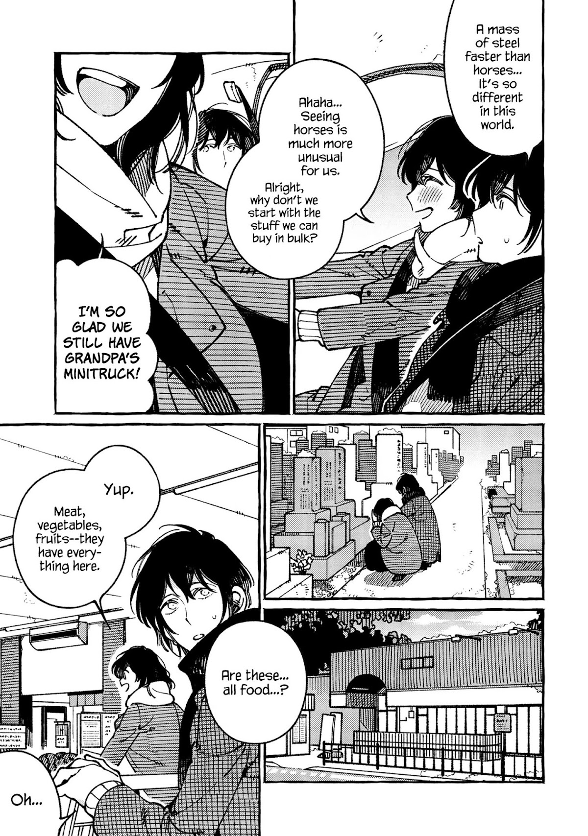 Isekai Omotenashi Gohan Chapter 20.3 page 5 - Chapter 20.3: The Taste of Japan and the Glimmering Town, The Night the Two Spent Together ③