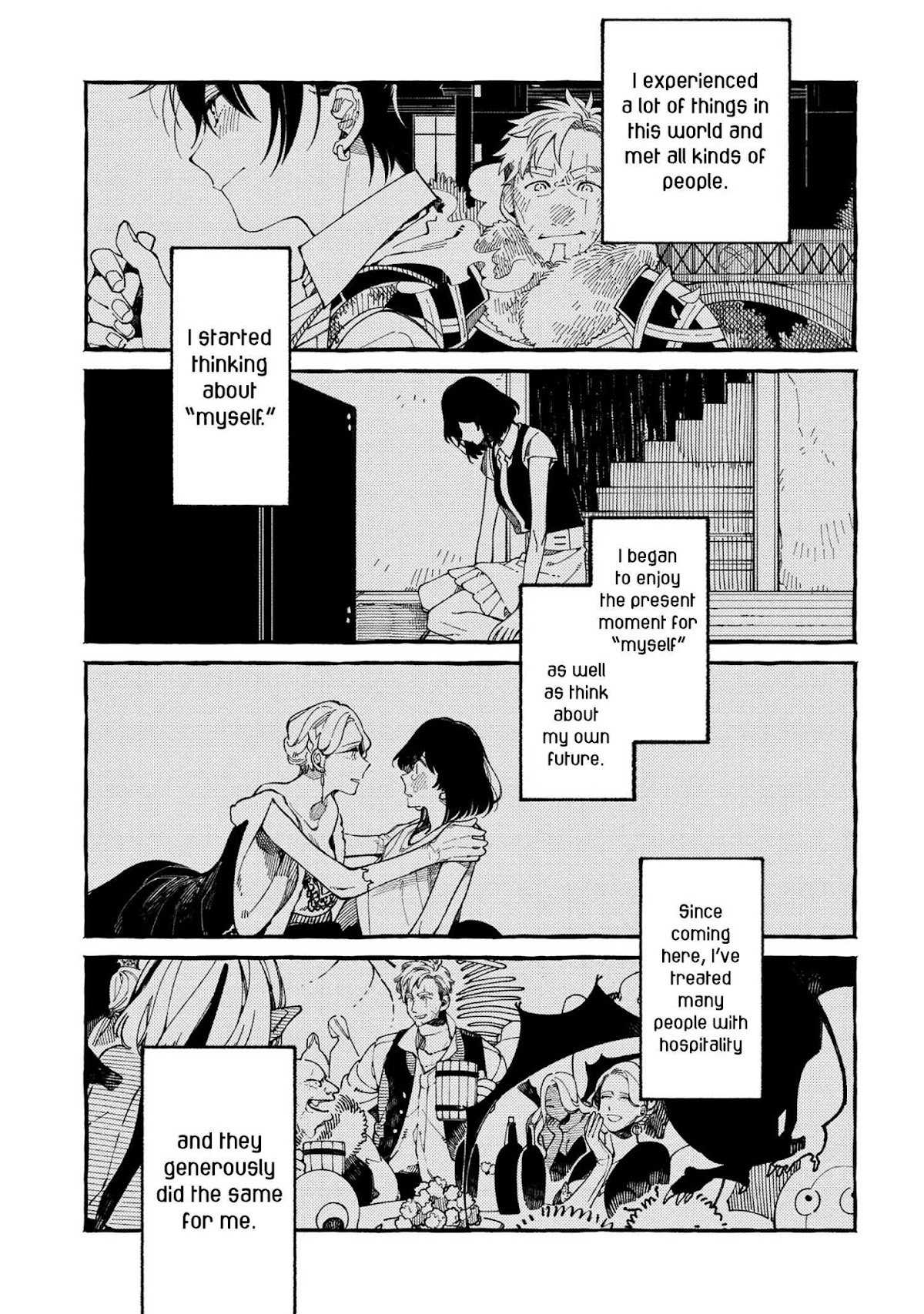 Isekai Omotenashi Gohan Chapter 21.3 page 8 - Chapter 21.3: Humans and Supernatural Beings Smiling and Dancing Under the Moonlight ③