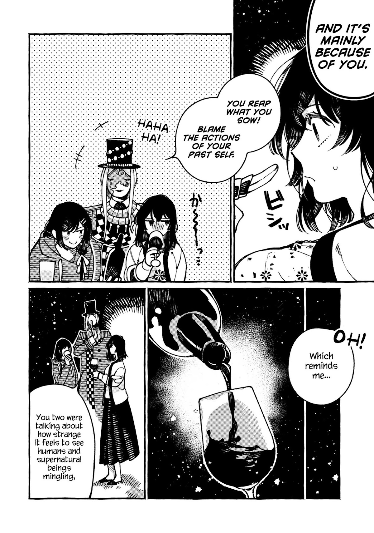 Isekai Omotenashi Gohan Chapter 21 page 10 - Chapter 21: Humans and Supernatural Beings Smiling and Dancing Under the Moonlight ①