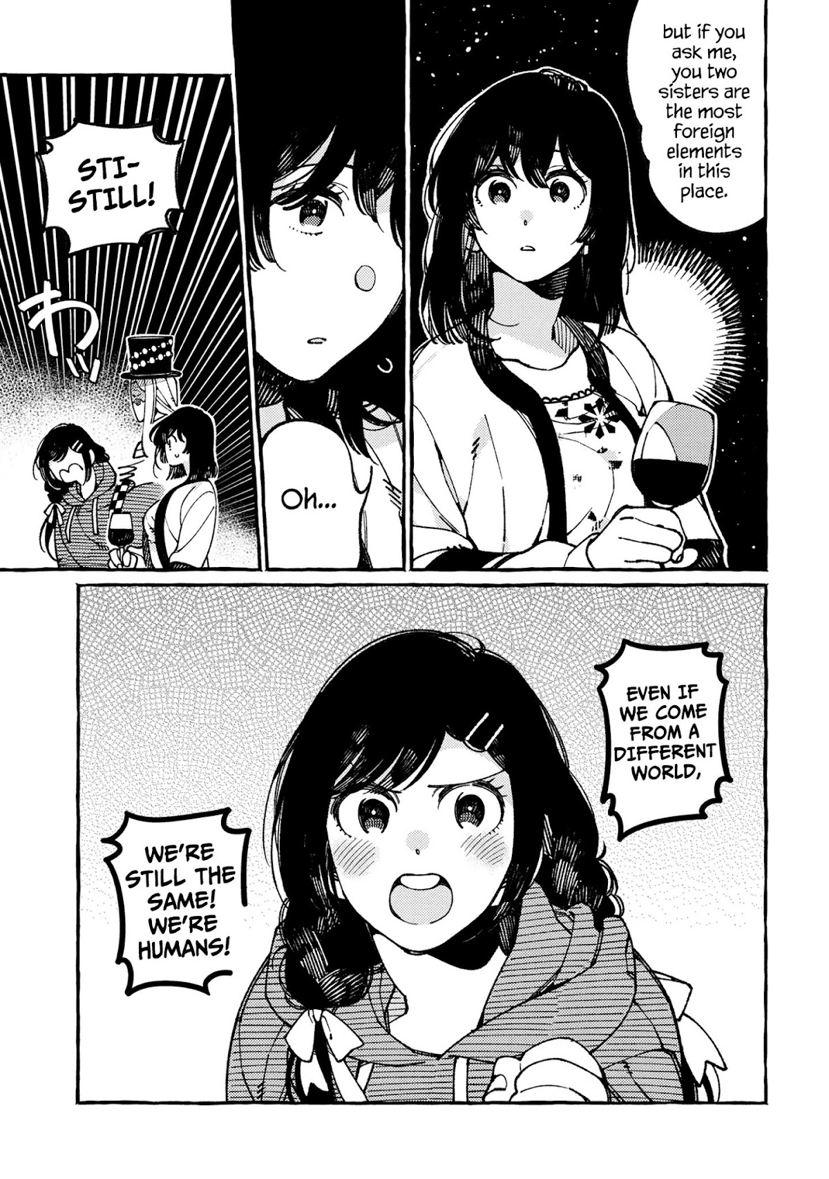 Isekai Omotenashi Gohan Chapter 21 page 11 - Chapter 21: Humans and Supernatural Beings Smiling and Dancing Under the Moonlight ①