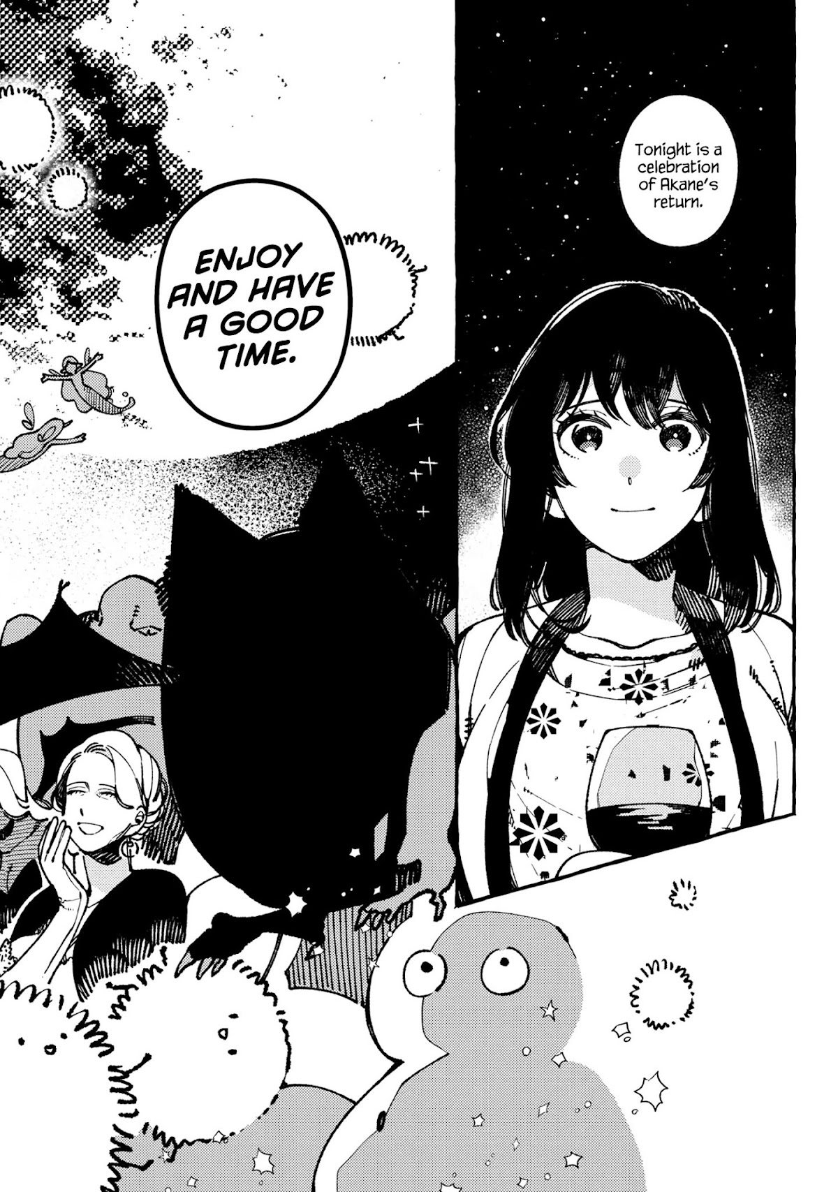 Isekai Omotenashi Gohan Chapter 21 page 3 - Chapter 21: Humans and Supernatural Beings Smiling and Dancing Under the Moonlight ①