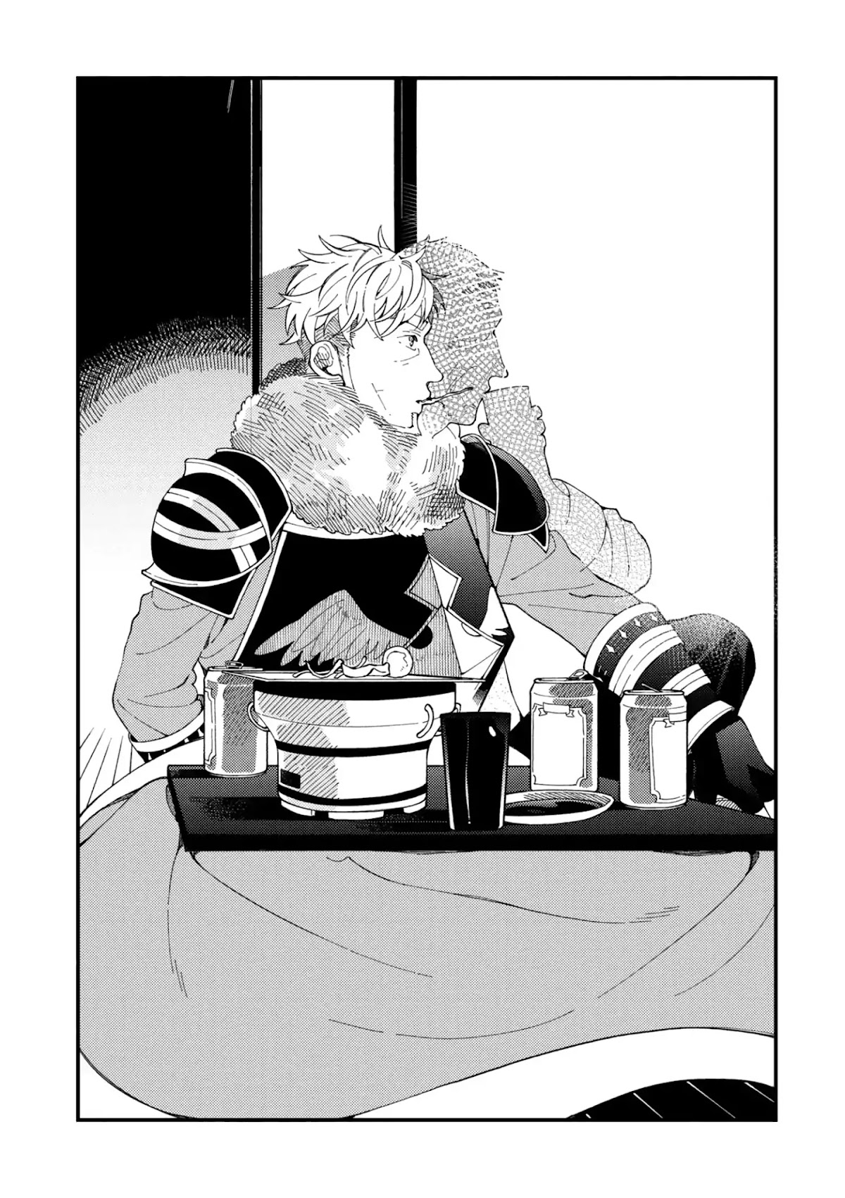 Isekai Omotenashi Gohan Chapter 3.2 page 6 - Chapter 3.2: Moonlight, Beer and Earthen Charcoal Brazier ②