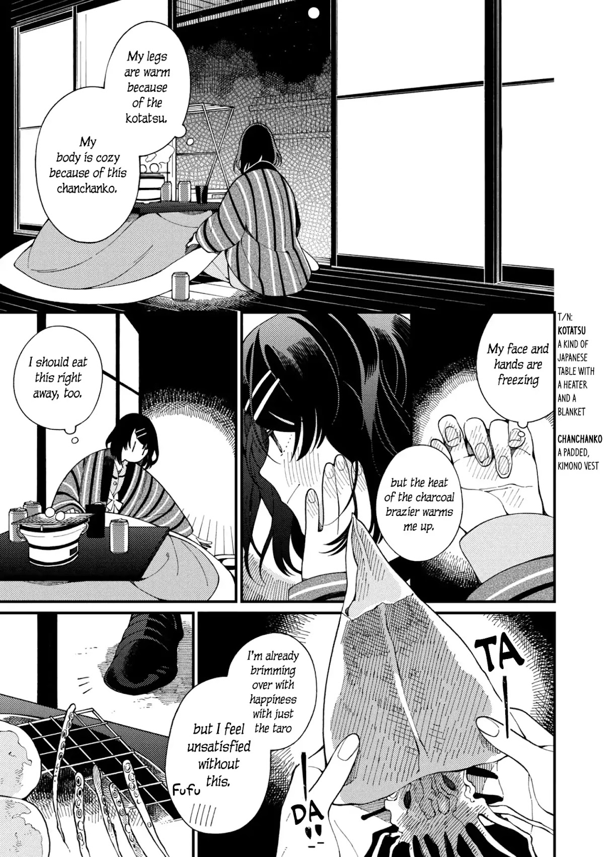 Isekai Omotenashi Gohan Chapter 3 page 14 - Chapter 3: Moonlight, Beer and Earthen Charcoal Brazier ①