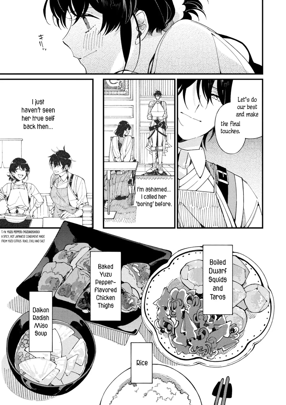 Isekai Omotenashi Gohan Chapter 4.2 page 7 - Chapter 4.2: An Escort Knight’s Everyday Life and Warm Meal ②
